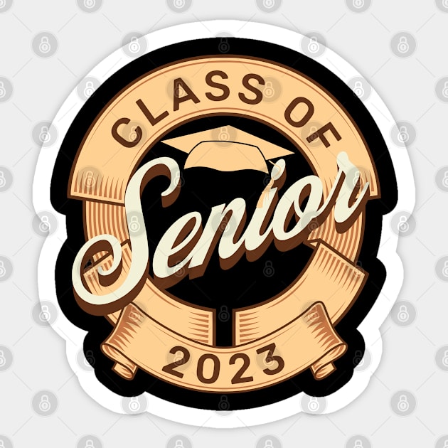 Senior Class of 2023, Graduation Sticker by ShirtCraftsandMore